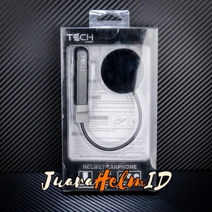 Gambar HEADSET BLUETOOTH HELM TECHADDICT MUSIC / HE01 / MICROPHONE WIRELESS dari JUARAHELM ID undefined Tokopedia