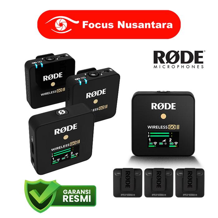 Gambar RODE Wireless GO II Dual Channel / RODE Wireless GO 2 - StandardPackage dari Focus Nusantara undefined Tokopedia