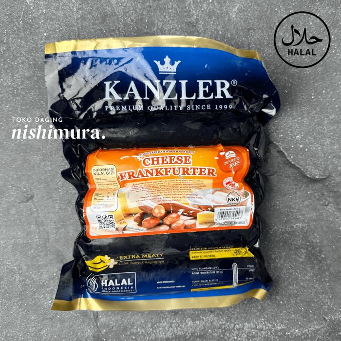 Gambar Sosis Kanzler Beef Frankfurter Cheese Black Pepper Bockwurst Garlic - Cheese dari Nishimura Tokopedia Toko Daging undefined Tokopedia