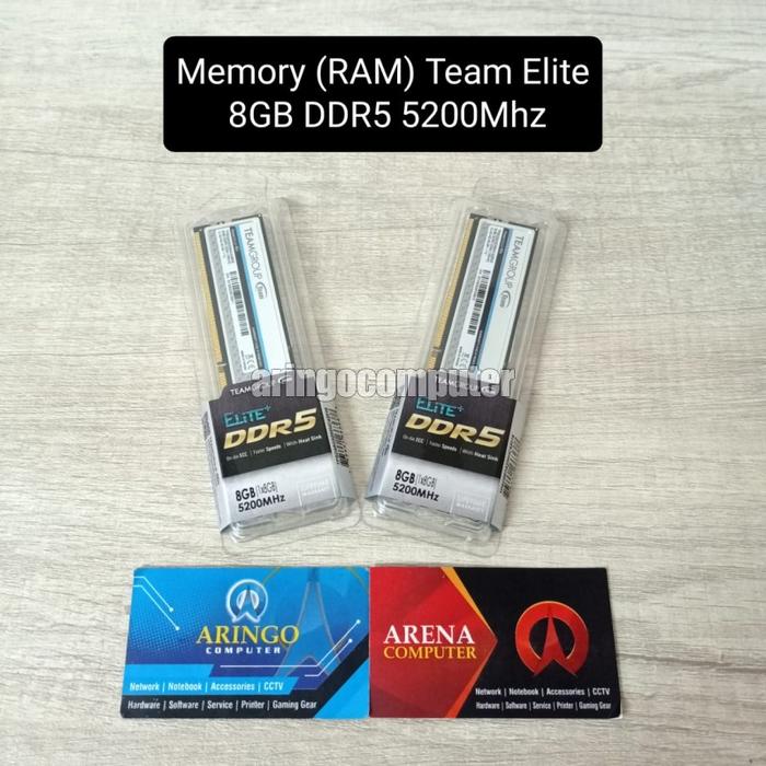 Gambar Memory (RAM) Team Elite 8GB DDR5 5200Mhz dari Aringo Computer Samarinda undefined Tokopedia