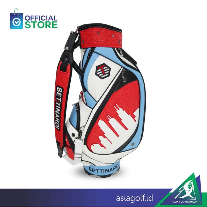 Gambar Cart Bag Golf Bettinardi James Stewart | Golf | Tas Golf - Chicago Red/blu dari Asia Golf Indonesia undefined Tokopedia
