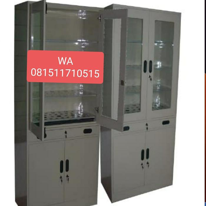 Gambar Lemari Penyimpanan Glassware Alat Gelas dan Bahan Kimia Laboratorium dari Laboratorium Olahraga undefined Tokopedia