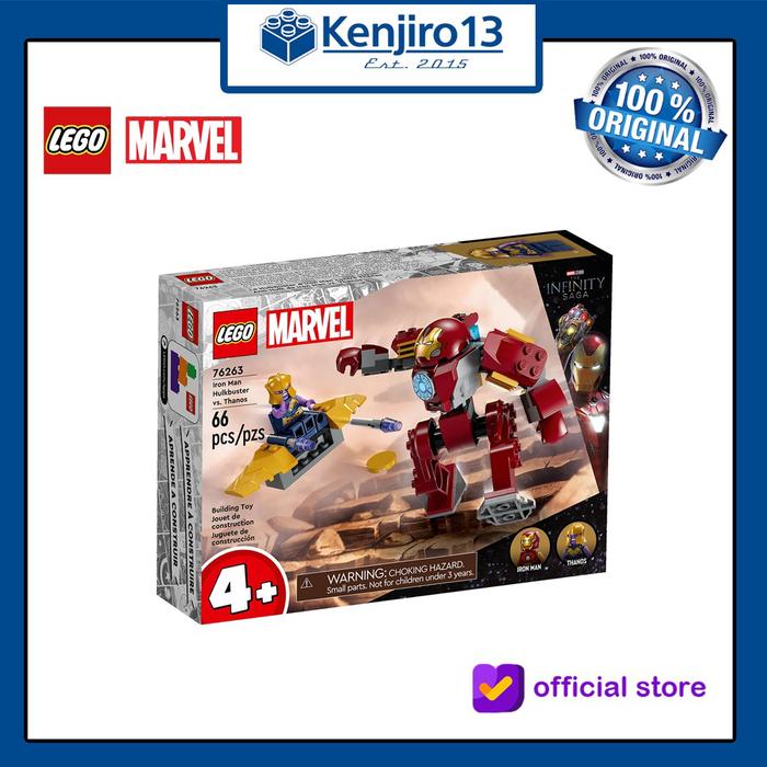 Jual Lego SuperHeroes 76263 Iron Man Hulkbuster Thanos Kota