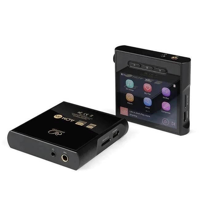 shanling m1s silver + brown case