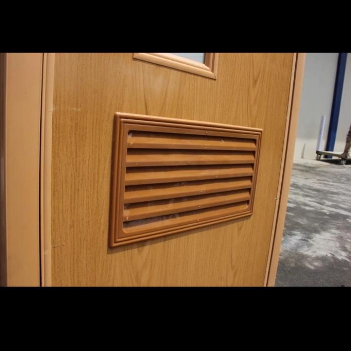 Gambar JALUSI /KISI-KISI LUBANG ANGIN PINTU PVC KAMAR MANDI - Cokelat dari Ayumi sanitary undefined Tokopedia