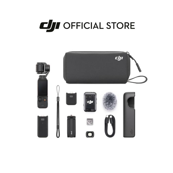 Gambar DJI Osmo Pocket 3 Creator Combo - Pocket Gimbal Camera - Pocket 3 Combo dari DJI Official Store Surabaya undefined Tokopedia