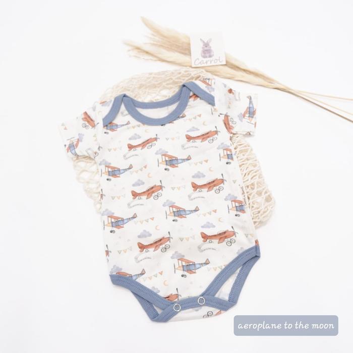 Gambar Carrol n Barrol Body Suit Jumper Tencel Collections 2023- Jumper Baby - Aeroplane, 3-6 Month dari Carrol Baby undefined Tokopedia