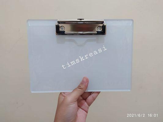 Gambar Acrylic Cue card B5 | Cue card MC | Cue card akrilik | cue card timbul - B5 dgn penjepit dari TIMS kreasi undefined Tokopedia