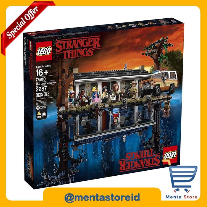 Gambar LEGO Stranger Things 75810 The Upside Down Netflix Original Series dari Menta Hobbies undefined Tokopedia