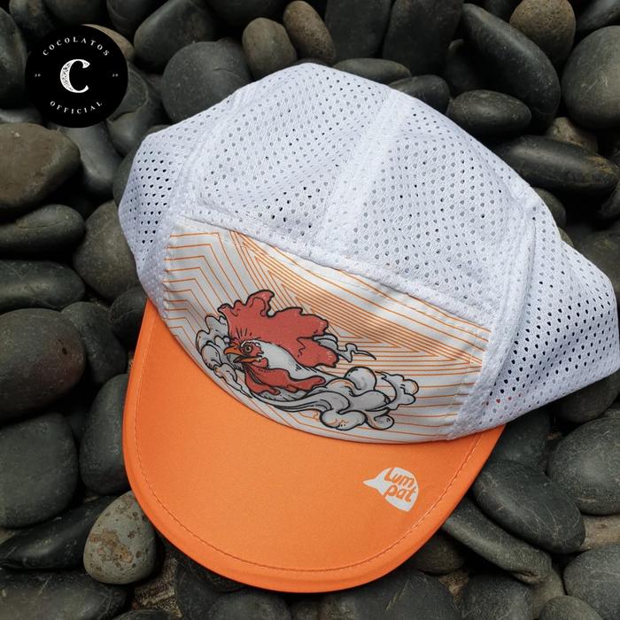 Gambar Running Cap Lumpat Topi Lari Run Jogging Rooster dari Cocolatos Official undefined Tokopedia