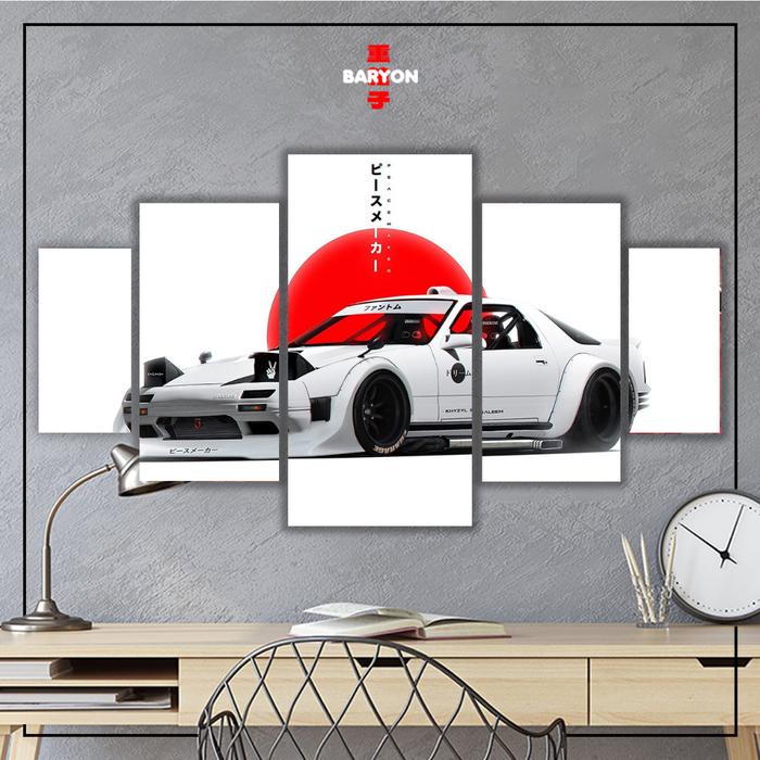 Gambar POSTER WALL DECOR BINGKAI KAYU MOBIL JDM 1 SET - JDM5 dari Anitoy Store undefined Tokopedia
