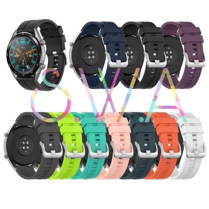 Gambar Huawei Watch GT 5 4 3 2 2e Pro 46mm Watch Band Strap Model Original Tali Jam Tangan - Hitam dari SmartWatchAcc undefined Tokopedia