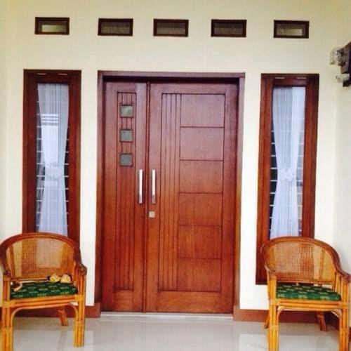 Gambar Set Kusen Pintu dan Jendela Utama Minimalis Asimetris dari Kusen Pani Jaya undefined Tokopedia