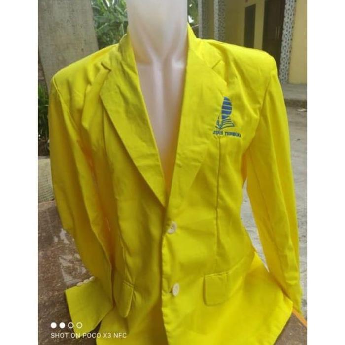 Gambar READY STOCK Jas UT jas almamater universitas terbuka asli jas UT - Kuning, L dari Tiramizsyu undefined Tokopedia