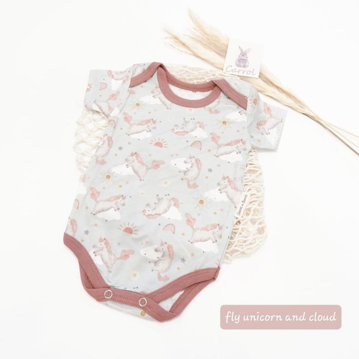Gambar Carrol n Barrol Body Suit Jumper Tencel Collections 2023- Jumper Baby - Fly Unicorn, 6-9 Month dari Carrol Baby undefined Tokopedia