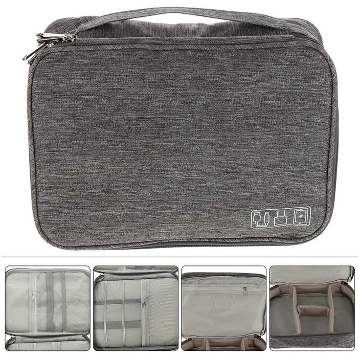 Gambar Tas Travel Organizer Electronic 3 Layer Storage Bag Waterproof dari lengkapedia undefined Tokopedia