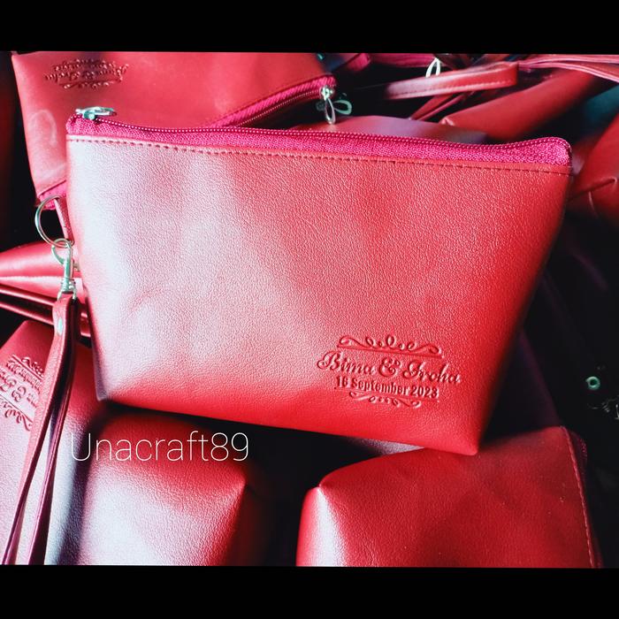 Jual pouch miniso/pouch vinyl Kota Yogyakarta Unacraft89