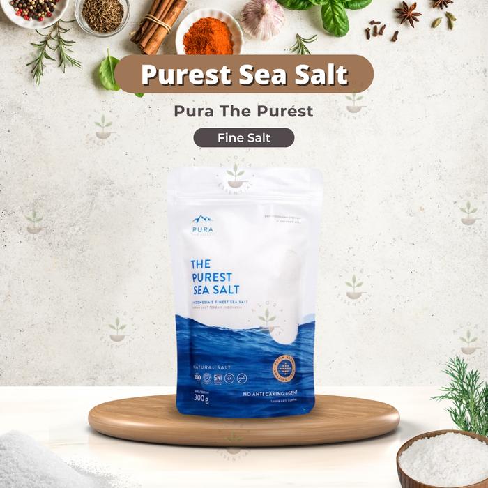 Gambar Pura Purest Sea Salt 300gr - Garam Laut Organik Natural Pura - Fine Halus dari Alora Essential undefined Tokopedia