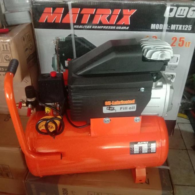 Jual ORIGINAL Mesin Kompresor Angin Listrik 1HP 25 Liter Portebel ...