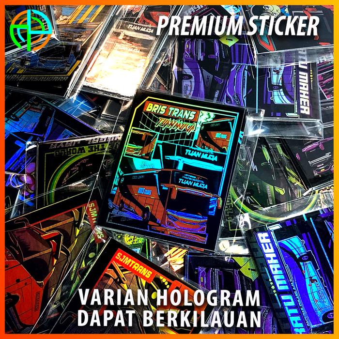 Gambar (Dapat 10) Stiker Bus Asli 1 Pack stiker BASURI stiker bus KIDS PANDA - Holo Berkilau dari Adhes Store_NEW undefined Tokopedia