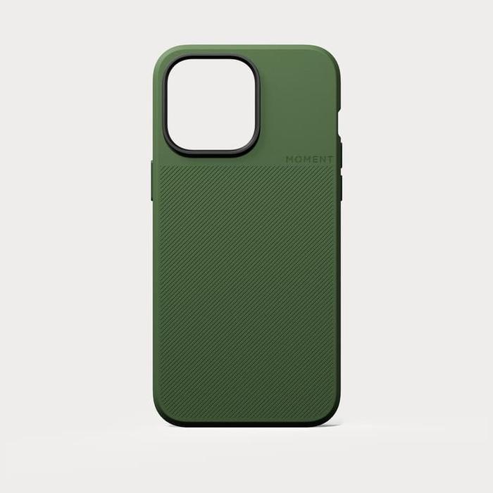 Gambar Moment Case for iPhone 15 - Compatible with MagSafe // Plus Pro Max - Olive Green, iPhone 15 Pro dari karneji undefined Tokopedia