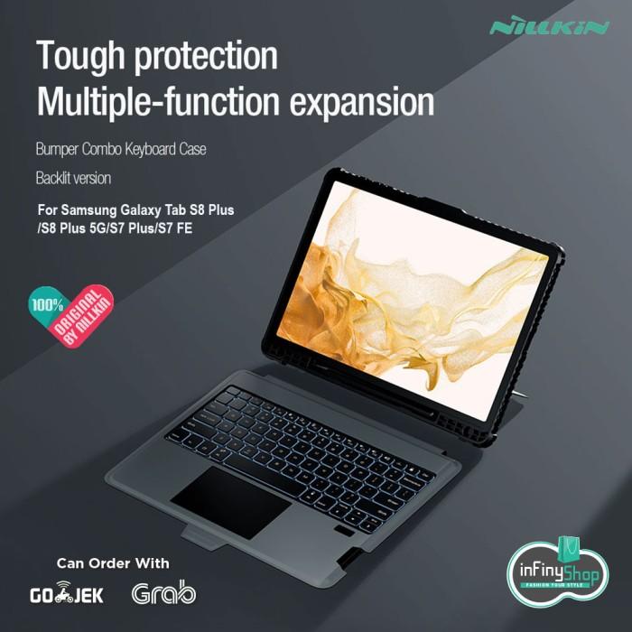 Samsung Galaxy Tab S7 Plus-bumper Combo Keyboard Case Backlit Version