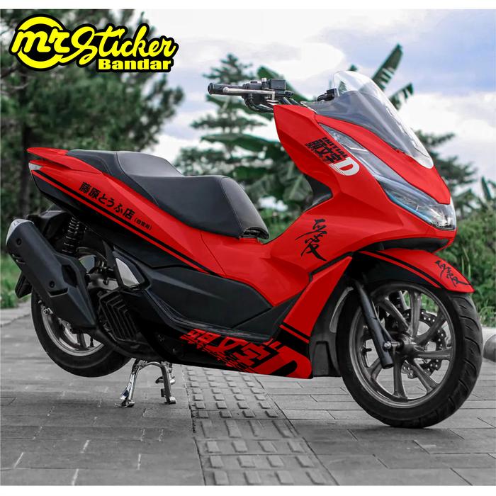 Gambar Decal PCX 160 Sticker PCX 160 Full Body terbaru initial D - Merah, PCX 150 Old dari mr sticker bandar undefined Tokopedia