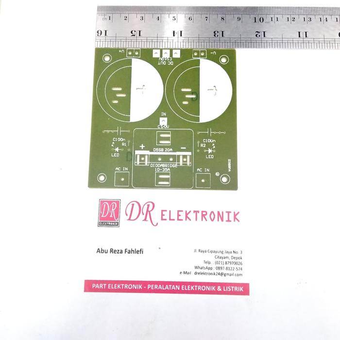 Jual PCB Power Supply Suply Suplay PS 2 simetris capasitor elco besar