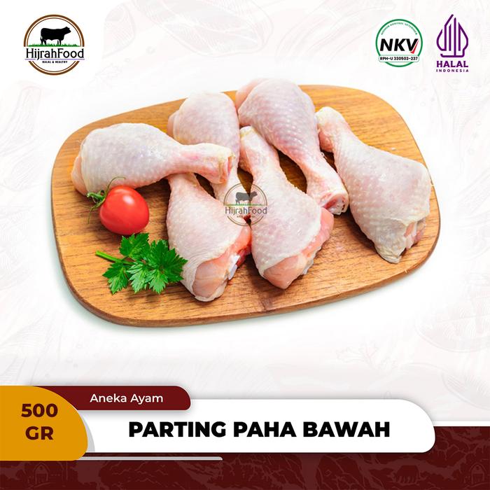 Gambar Parting Paha Bawah Ayam Pentung Potong | Premium Chicken Drumstick - 500 gram dari Hijrahfood Meatshop undefined Tokopedia