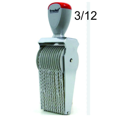 Gambar Stempel Trodat Alphabet / Huruf dan Angka Manual 12 Digit 3mm - 3/12 dari PRO STAMP undefined Tokopedia