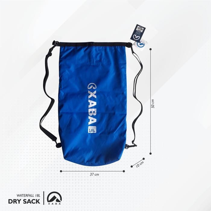 Gambar XABA Dry Sack 18 Liter XABA - Dry Bag - Tas Waterproof - Multifungsi - Biru dari XABA undefined Tokopedia