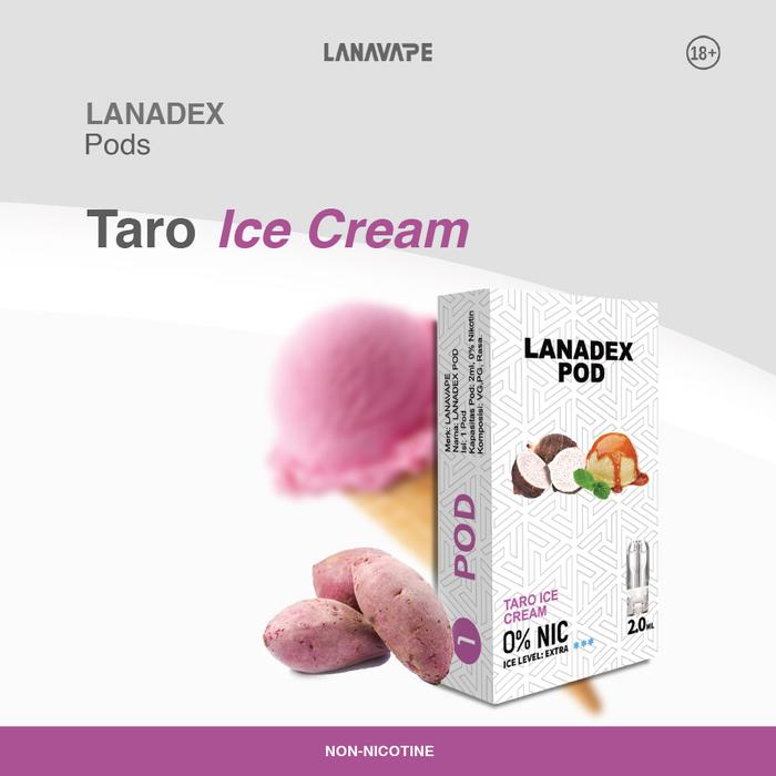 Gambar Lana Vape LanaDex Pod Lush Ice 0% Nicotine - Taro Ice Cream dari KontenerMart Glodok undefined Tokopedia