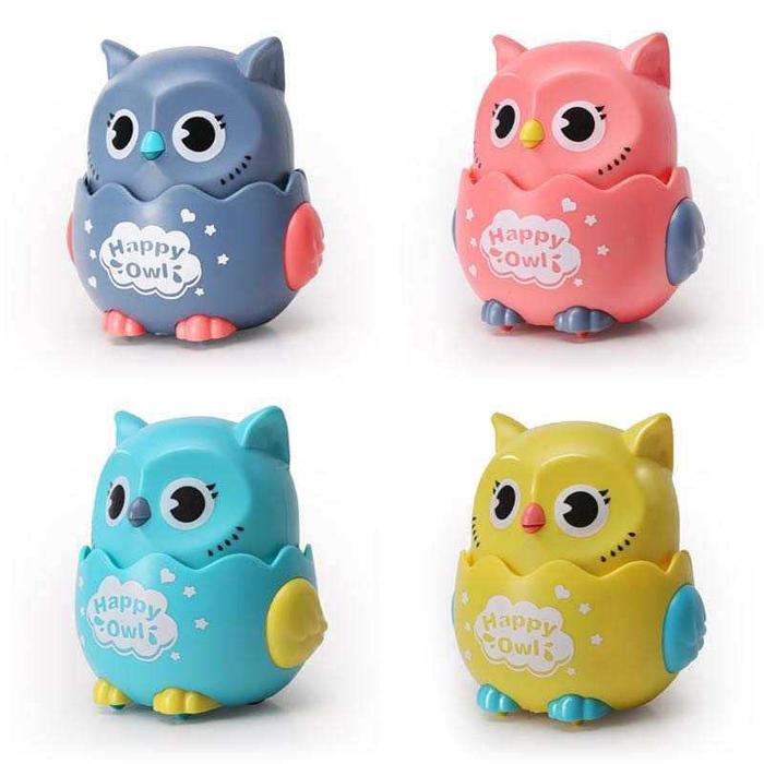 Gambar Mainan Edukasi Anak Happy Owl Burung Hantu Press and Go dari Mister Mainan undefined Tokopedia