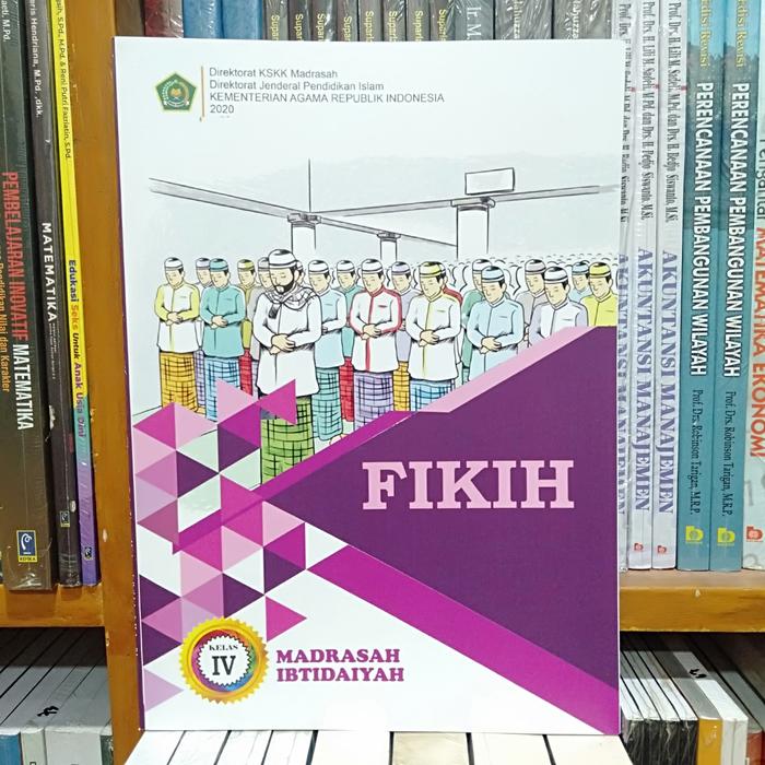 Gambar Buku Fikih Madrasah Ibtidaiyah Kelas 4 KMA 183 Tahun 2019 dari AMC Store Bandung undefined Tokopedia