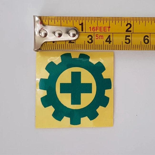 Gambar Stiker K3 Safety First Reflective Sticker Helm Safety - Logo Saja, Reflective dari Gigg Sticker undefined Tokopedia