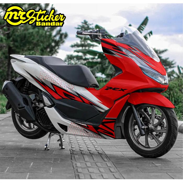 Gambar Decal PCX 160 Sticker PCX 160 Full Body terbaru Halftone - Merah, PCX 160 New dari mr sticker bandar undefined Tokopedia