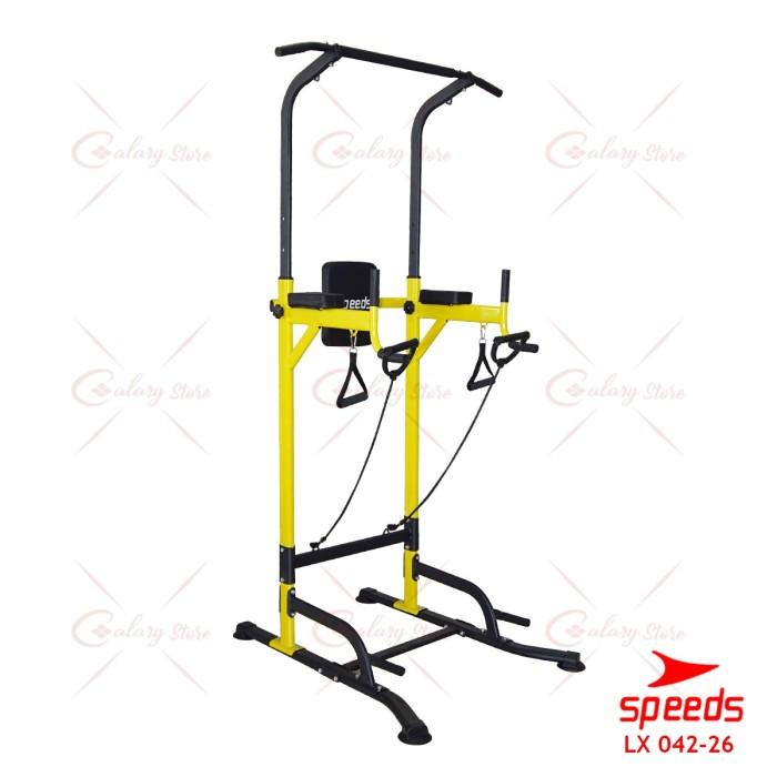 Gambar SPEEDS Power Tower Pull Up Bar Outdoor kekuatan Otot Gym Fitness 042-55 - 26 KUNING dari Calary Toys undefined Tokopedia