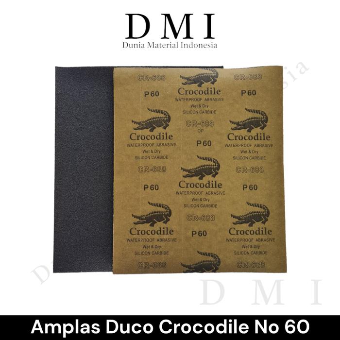 Gambar Amplas Duco CROCODILE No 60 | Amplas Lembaran Kertas Grit 60 dari Dunia Material Indonesia undefined Tokopedia