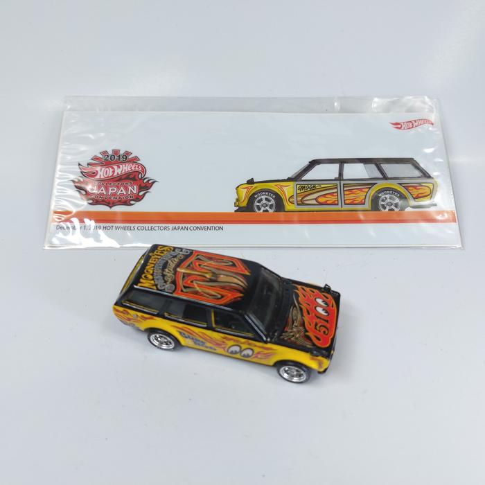 Jual hot wheels Datsun 510 Wagon Japan Convention mooneyes