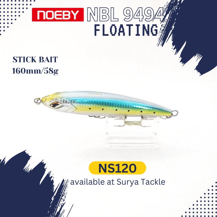 Gambar Stick Bait Fishing Lure NOEBY NBL9494 Floating 160mm/58g/NS120 dari Surya Tackle Surabaya undefined Tokopedia