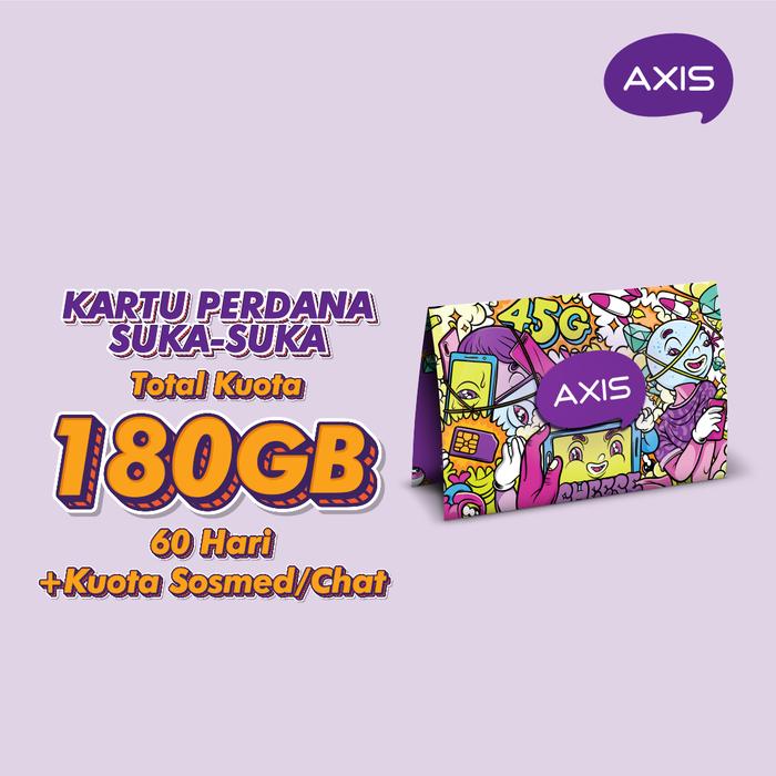 Gambar AXIS Kartu Perdana Suka-Suka 12GB 60 hari - Sosmed/Chat dari Axis undefined Tokopedia