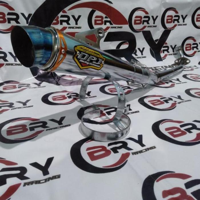 Gambar Knalpot Dpj Racing Absholute Revo Karisma Blade Revo Fit - DPJ conger blue, Legenda dari AutoJaya38 official undefined Tokopedia