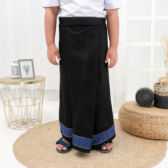 Gambar sarung anak laki laki 5-10 tahun / sarung anak laki laki 12 tahun - biru v2 dari DILARA PRODUCTION undefined Tokopedia