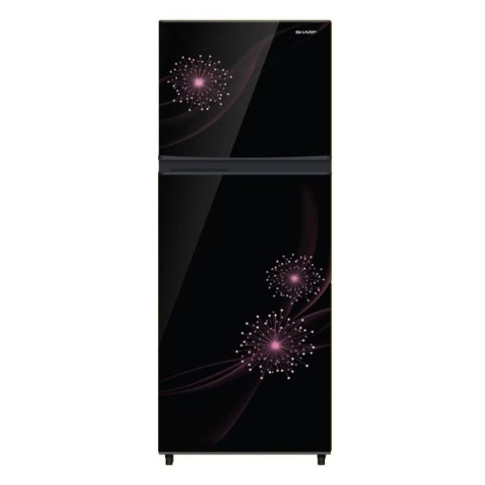 Gambar Lemari Es Sharp 2 pintu 187 Liter 130 Watt SJ-237MG-DB - Bergaransi - Diamond Pink dari Sehati Group_NEW undefined Tokopedia