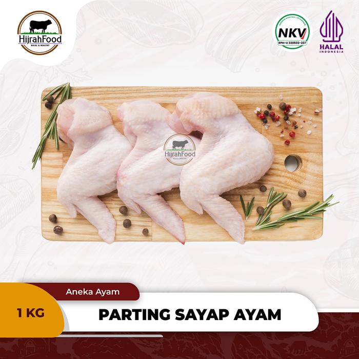 Gambar Parting Sayap Ayam Chicken Wing Potong | Premium Chicken Wings - 1 kg dari Hijrahfood Meatshop undefined Tokopedia