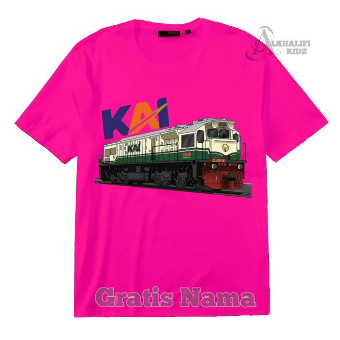 Gambar Kaos Anak Baju Atasan Anak Unisex gambar Kereta Api Indonesia - Pink, S dari Bag Store Bandung undefined Tokopedia
