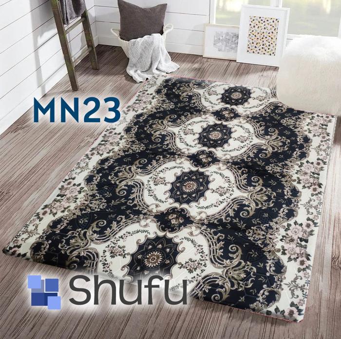 Gambar Karpet Busa Shufu Malaysia 190x270 jumbo / karpet import / motif minimalis MN - MN23 dari Top Karpet undefined Tokopedia