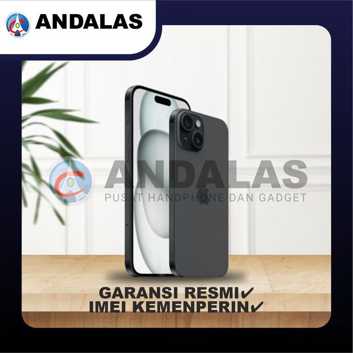 Gambar Apple iPhone 15 Plus 128GB| 256GB| 512GB 6.7 Inch Garansi Resmi - Black, 128 gb dari Andalas Cellular_NEW undefined Tokopedia