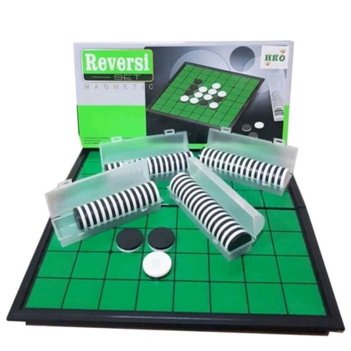 Gambar Kualitas Dijamin BAGUS !! REVERSI SET MAGNETIC OTHELLO BOARD GAME - Reversi dari Sunrise Toys_NEW undefined Tokopedia