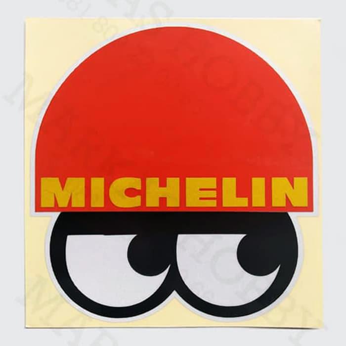 Gambar Michelin Sticker - Red Logo dari Markas Hobby Sticker undefined Tokopedia